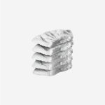 Polti Vaporetto Yıkanabilir Lastikli Pamuklu Havlu Bez Seti 5'li