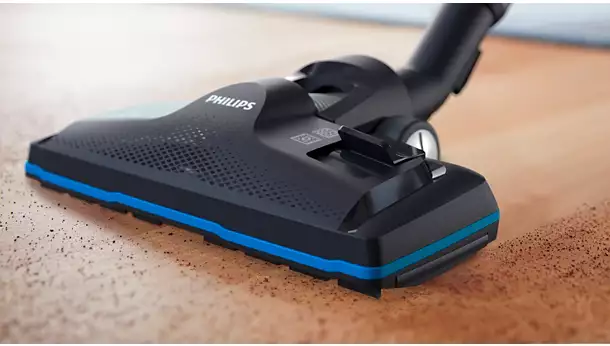 TriActive Pro başlık, daha derinlemesine bir temizlik için en ince tozları çeker